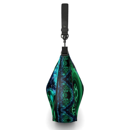"Malachite" Custom Curve Hobo Bag