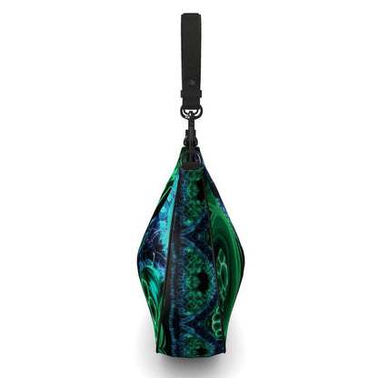 "Malachite" Custom Curve Hobo Bag