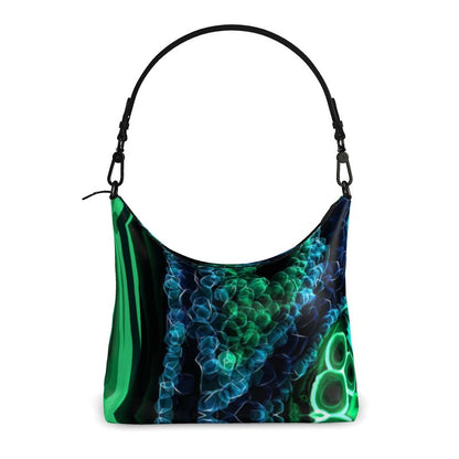 "Malachite" Custom Square Hobo Bag