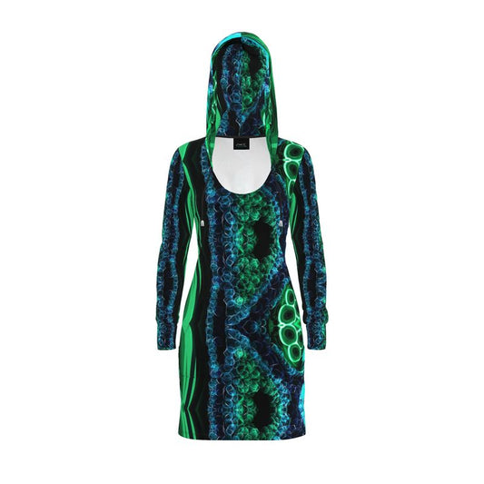 "Malachite" Hoody Dress