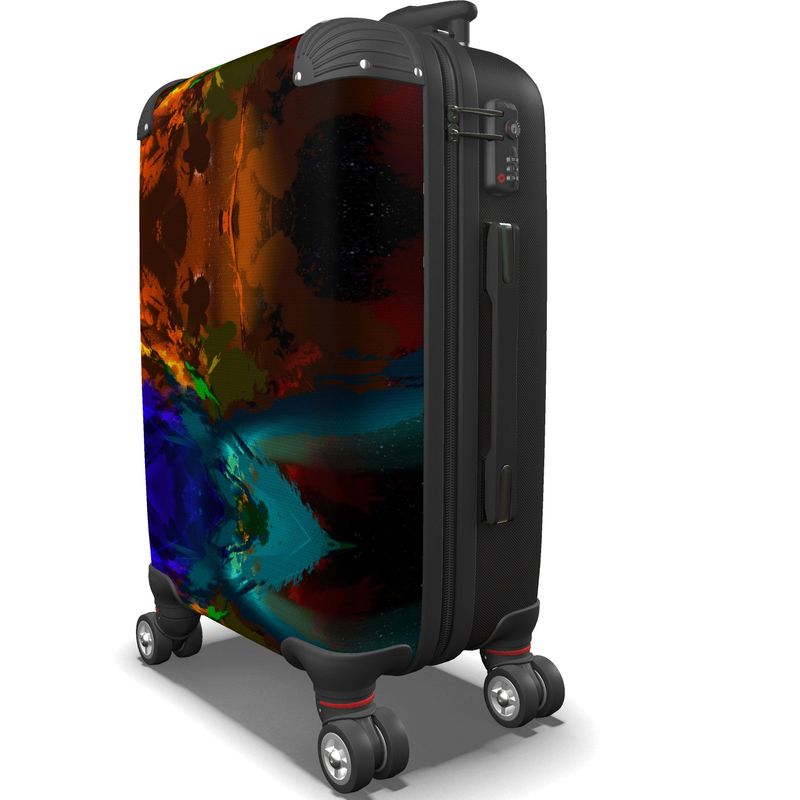 "Subtle Rainbow Color Explosion" Luggage