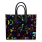 "Virgin Rainbow Opal" Smooth Nappa Leather Shopper Bag