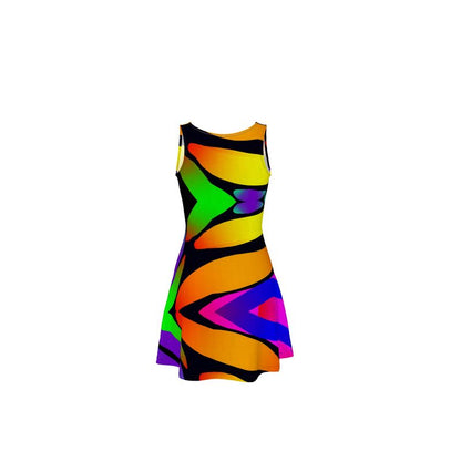 "Butterfly Rainbow" Skater Dress