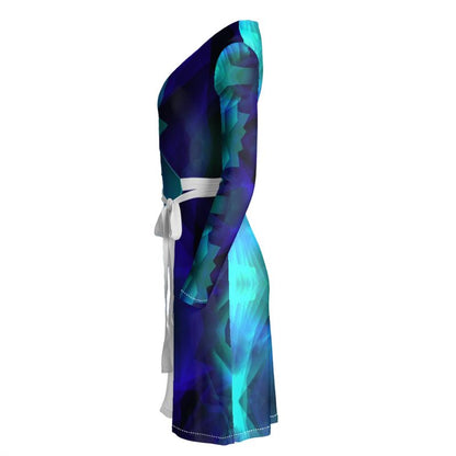 "Boulder Opal" Wrap Dress