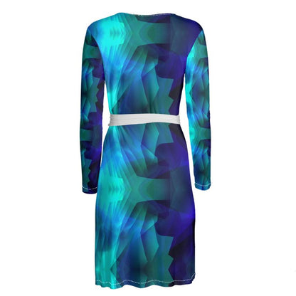 "Boulder Opal" Wrap Dress