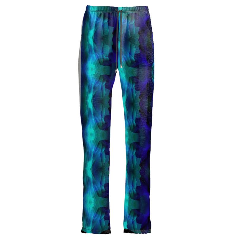 "Boulder Opal" Women's Satin Trousers