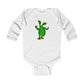 Green Alien Infant Long Sleeve Bodysuit