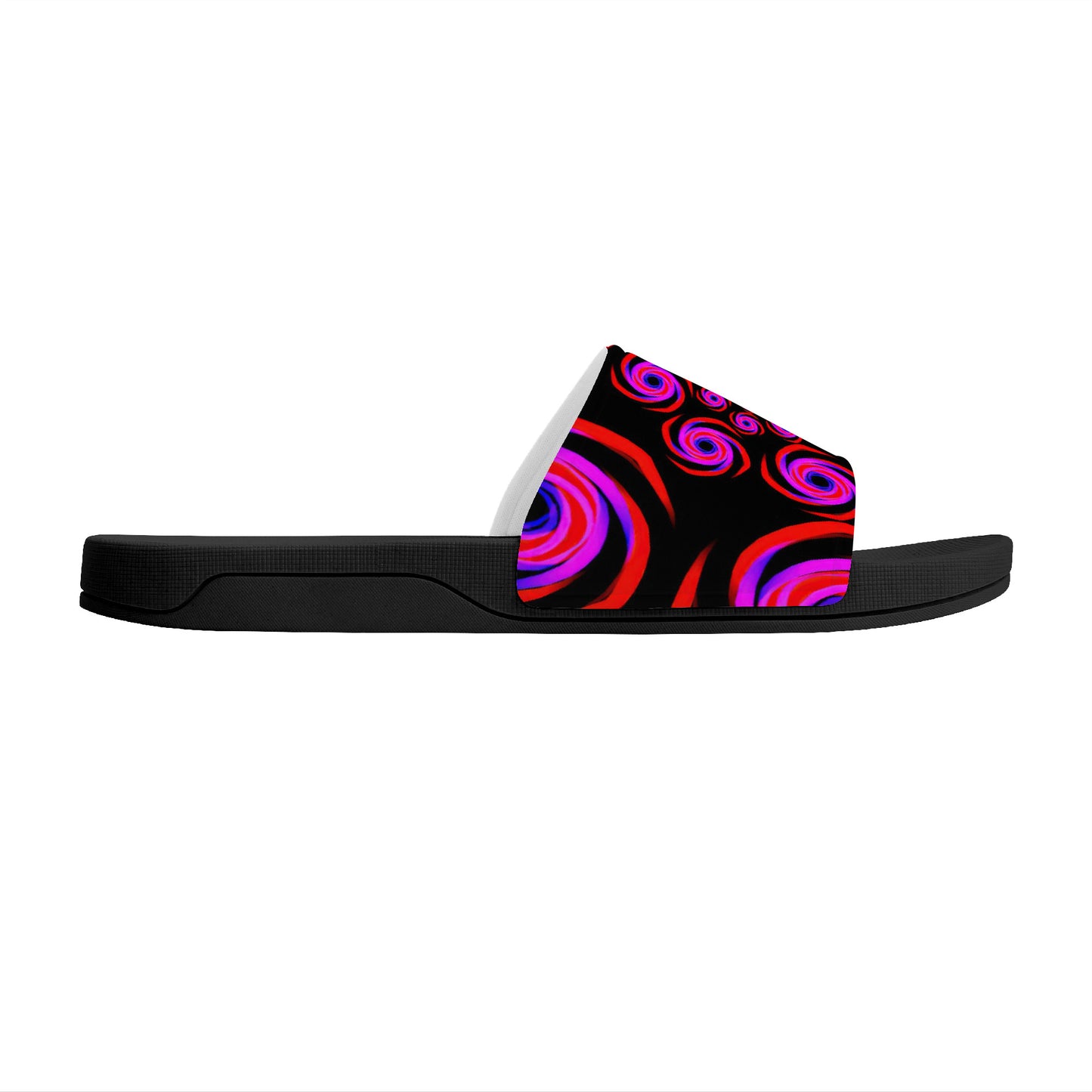Pink Spiral Slide Sandals