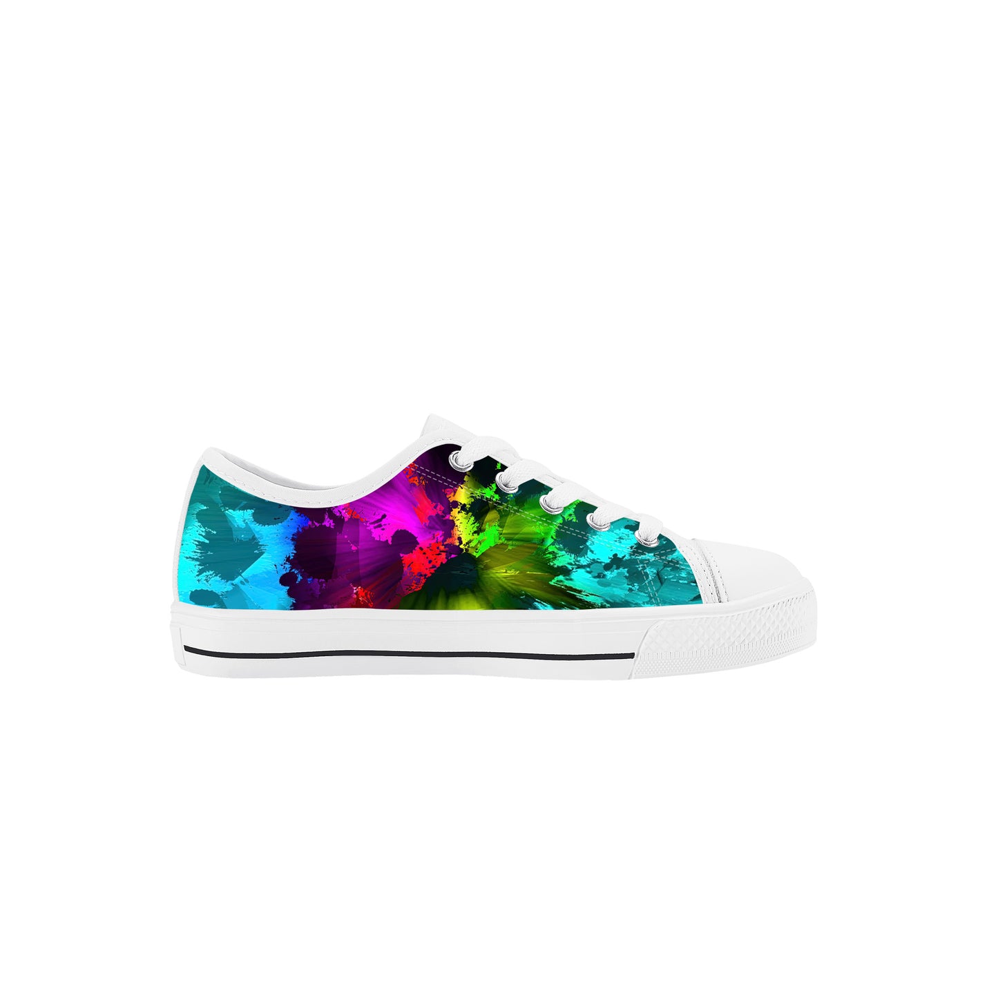 Color Implosion 2 Kids Low Top Canvas Shoes