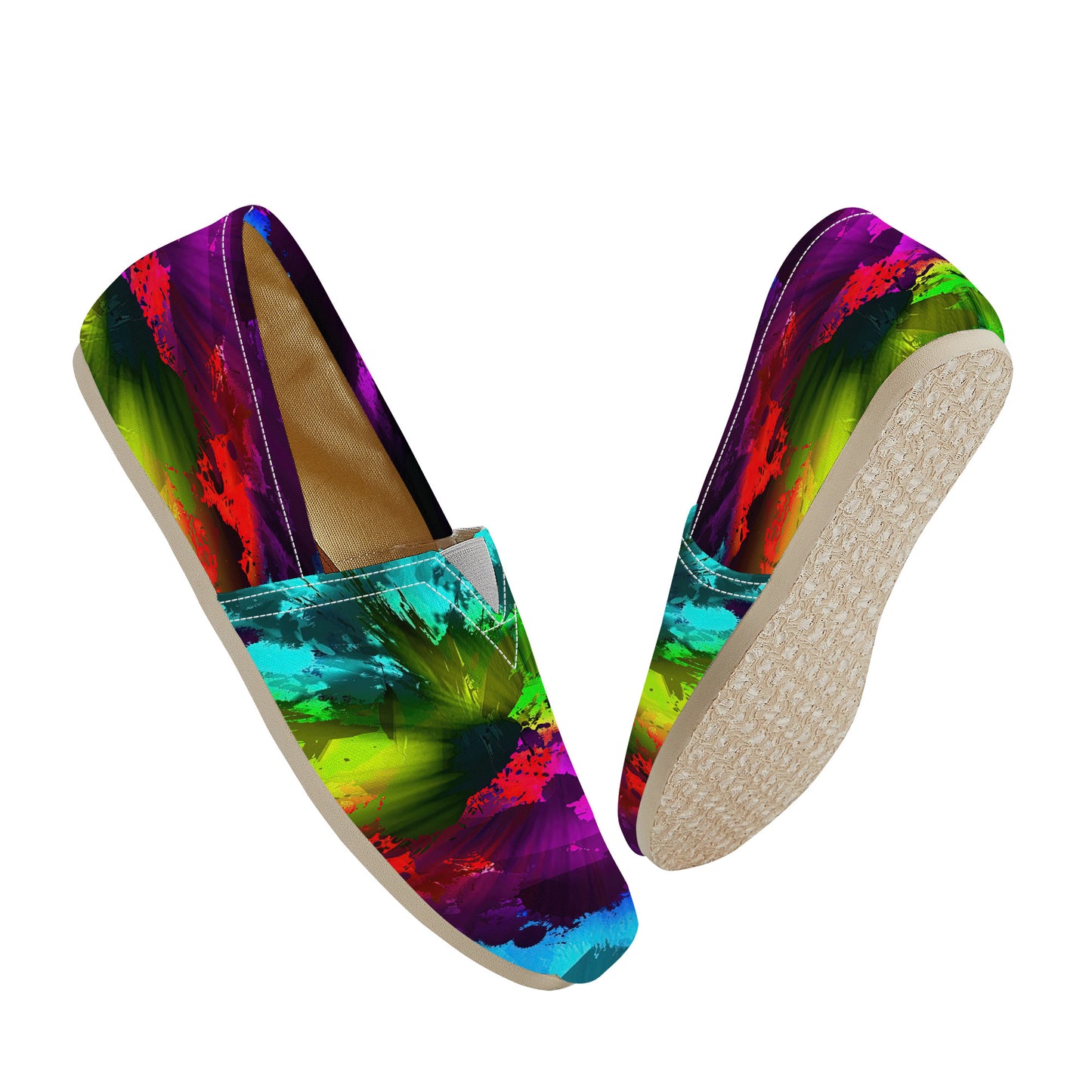 Color Implosion Casual Flat Driving Shoe