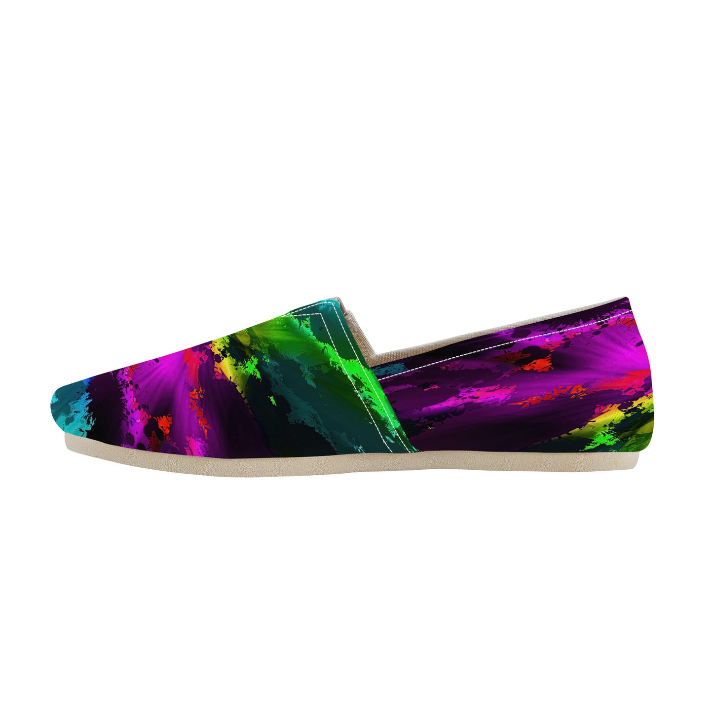 Color Implosion Casual Flat Driving Shoe