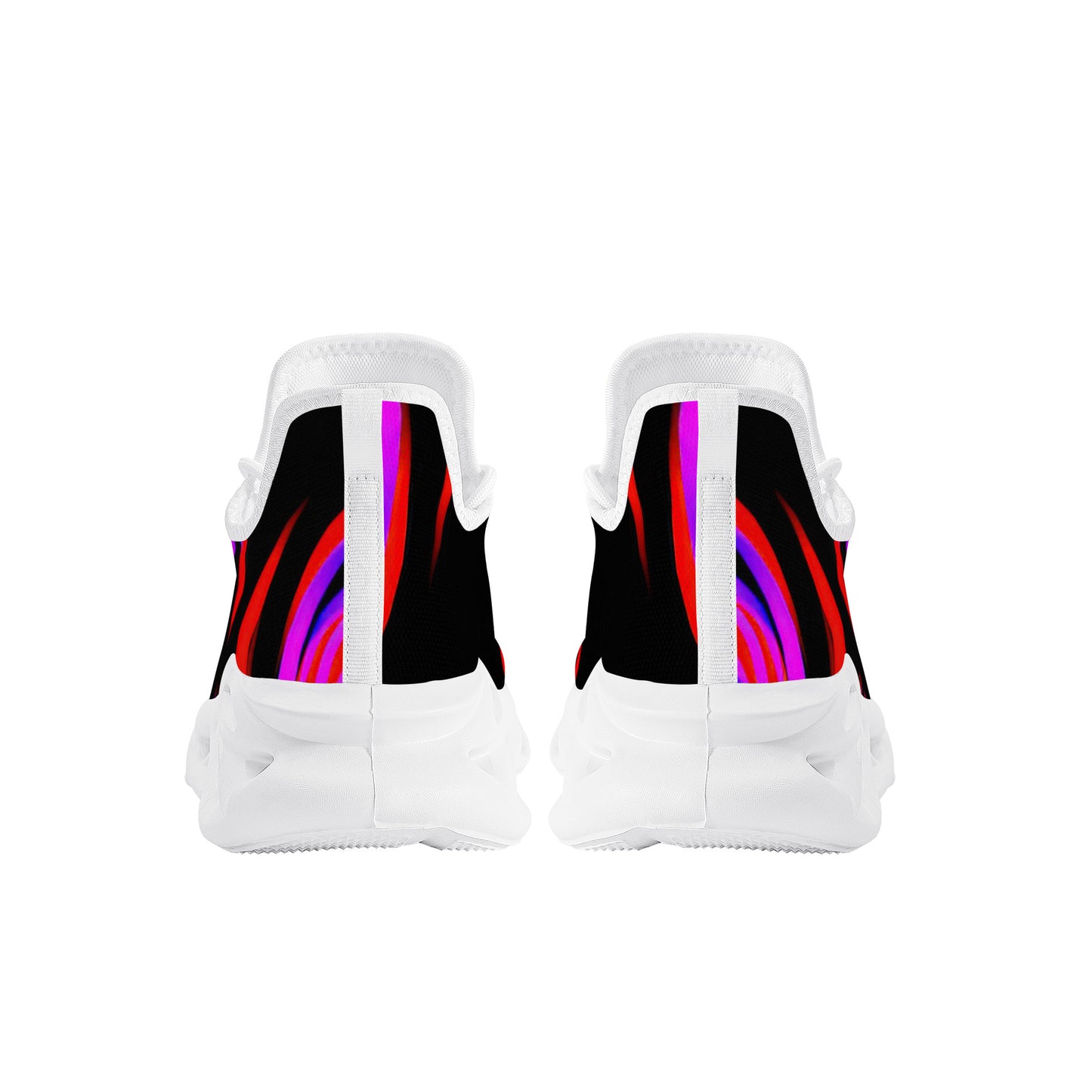 Pink Spiral Flex Control Sneaker - White