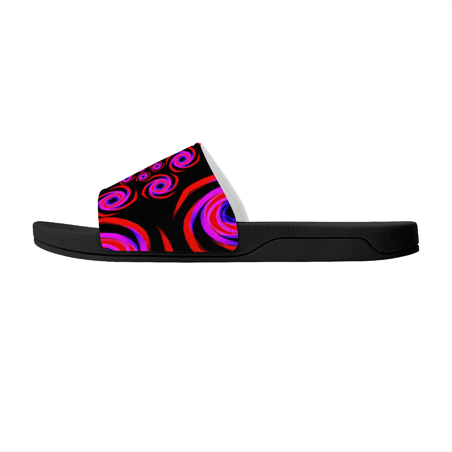 Pink Spiral Slide Sandals