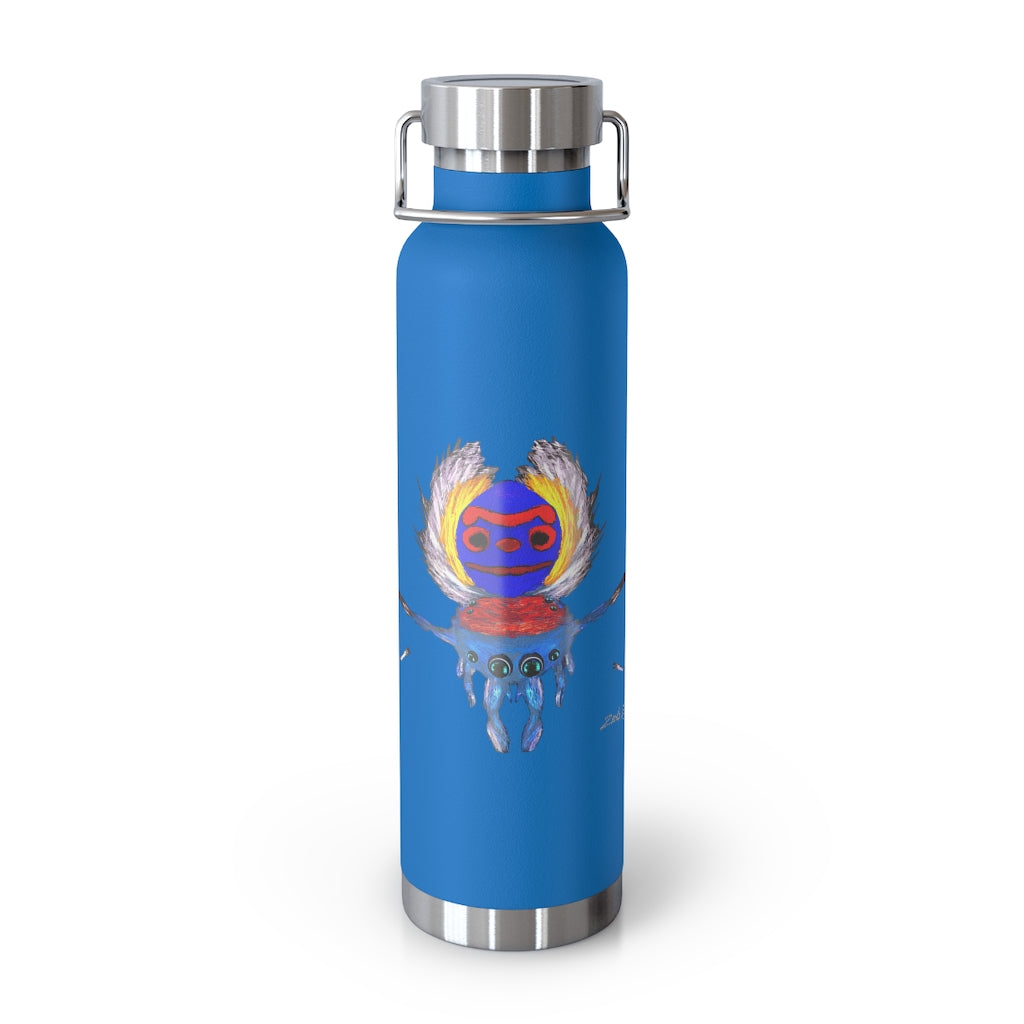 "Wanna Dance?" Peacock Spiders 22oz Vacuum Insulated Bottle