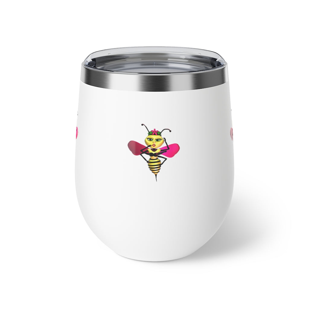 "Sassy Bee" Copper Vacuum Insulated Cup, 12oz