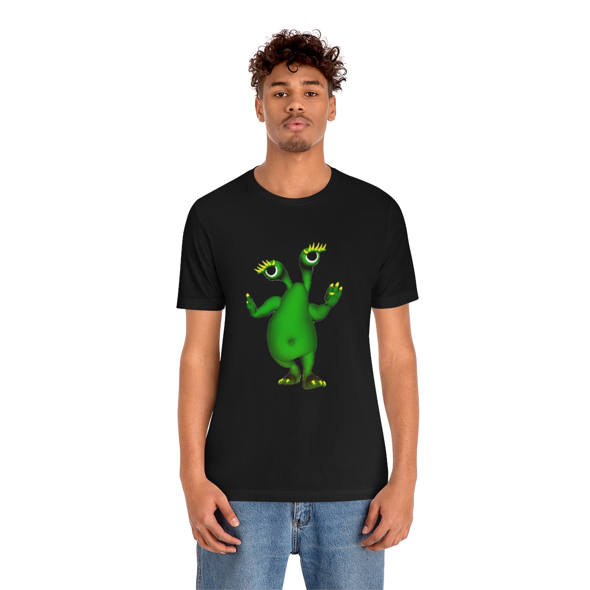 Green Alien Unisex Jersey Short Sleeve Tee