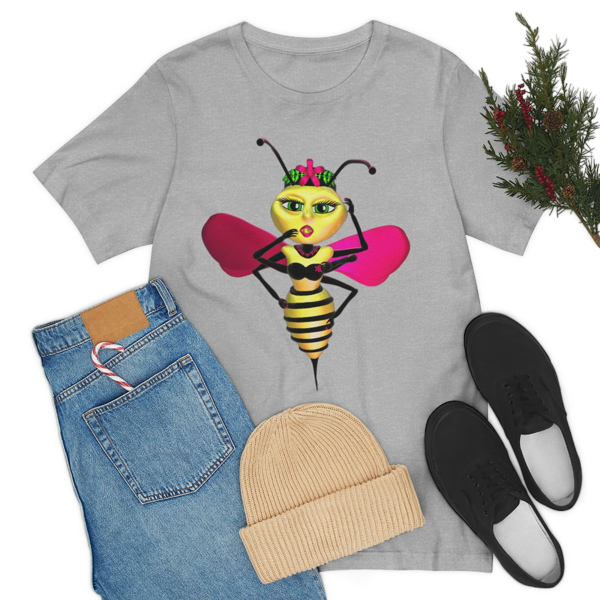 "Sassy Bee" Jersey Short Sleeve T
