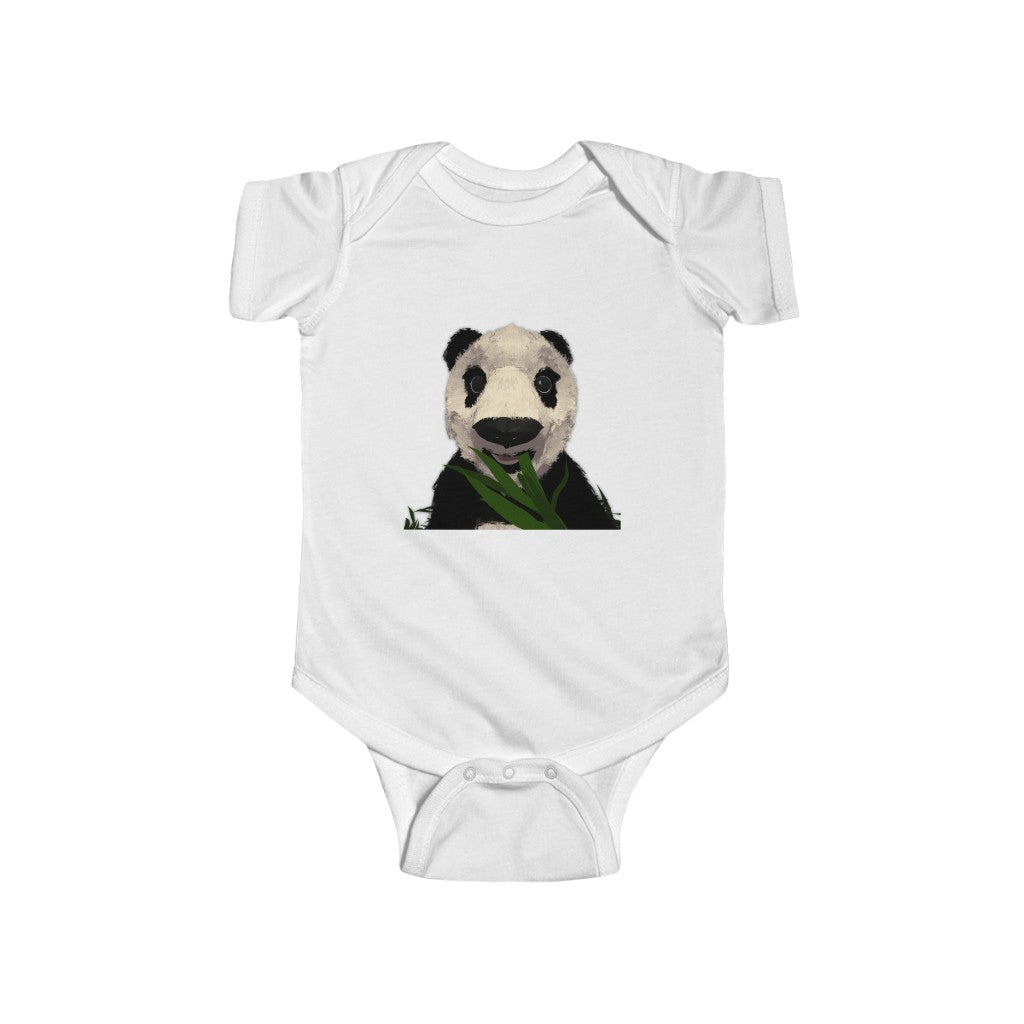 Panda Infant Fine Jersey Bodysuit