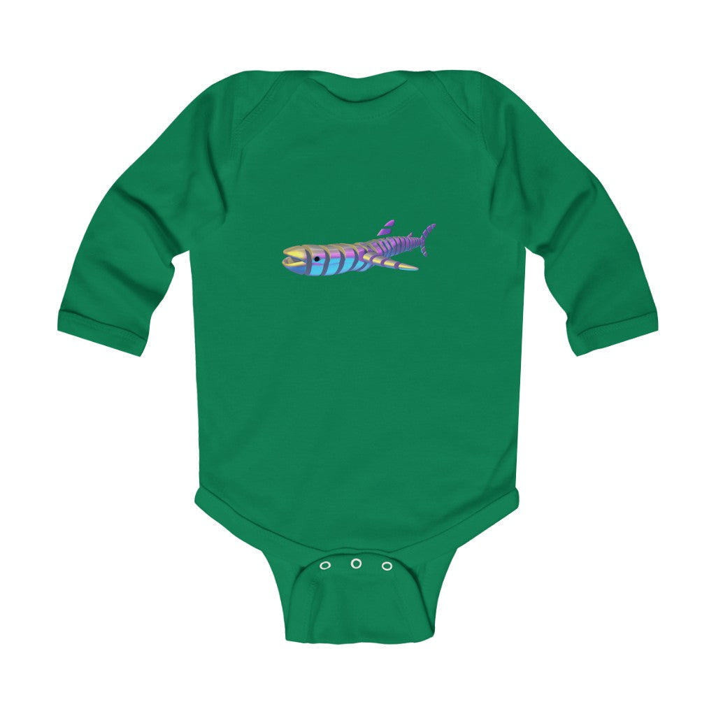 Whale Infant Long Sleeve Bodysuit