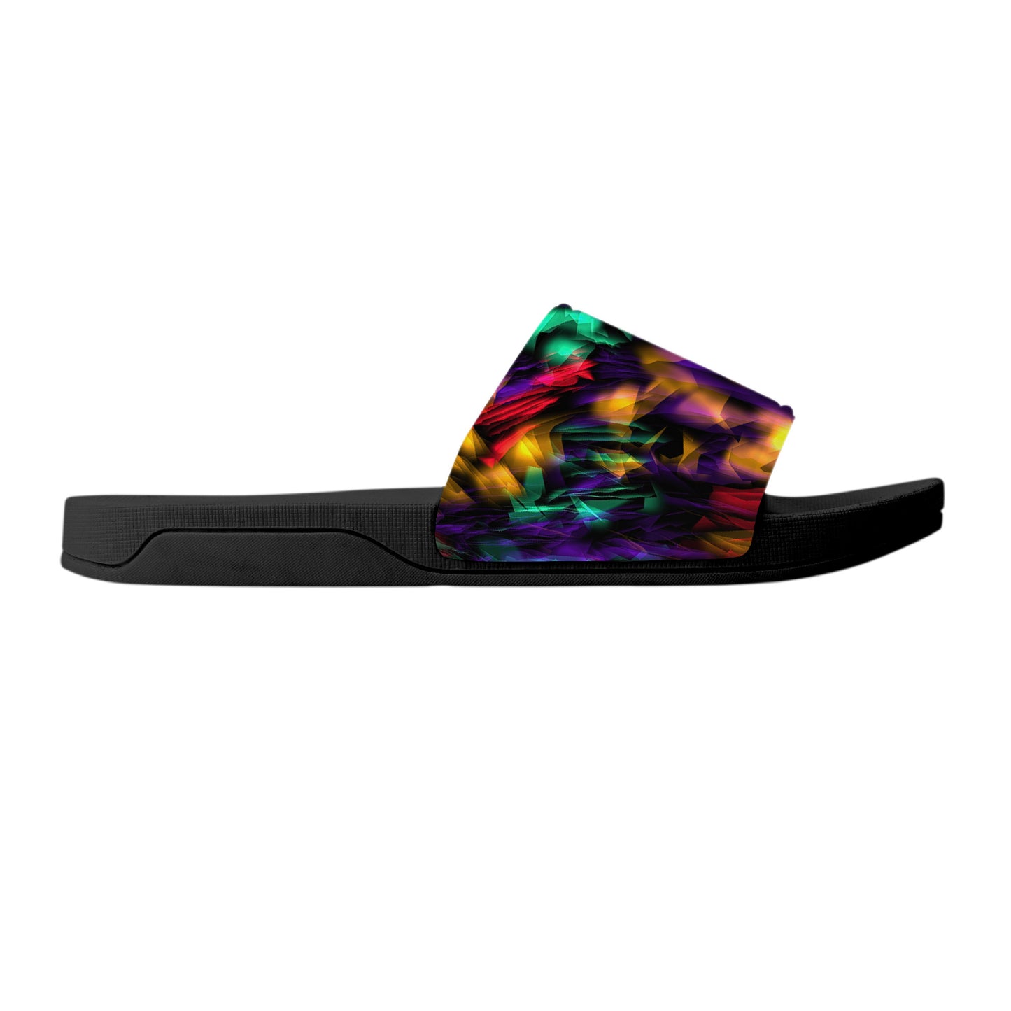 Color and Fire Slide Sandals