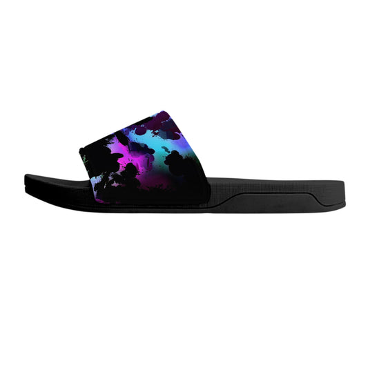 Color Implosion Slide Sandals